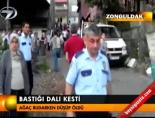 Bastığı dalı kesti