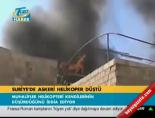 Suriye'de askeri helikoter düştü online video izle