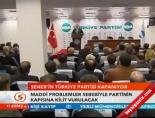 abdullatif sener - Şener'in Türkye Partisi kapanıyor Videosu