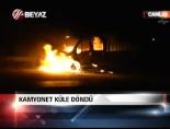tem otoyolu - Kamyonet Küle Döndü Videosu