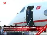 Davutoğlu'ndan Erbil'e kritik ziyaret online video izle