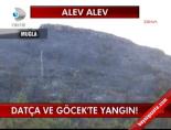 Datça ve Göcek'te Yangın