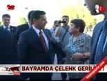 Bayramda Çelenk Gerilimi