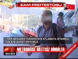 Metrobüse Biletsiz Bindiler