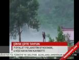 Çin'de çifte tayfun