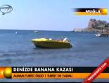 alman turist - Denizde banana kazası Videosu