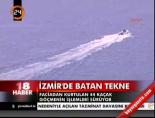 İzmir'de batan tekne online video izle
