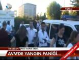 Avm'de Yangın Paniği...