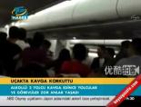Uçakta kavga korkuttu