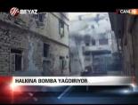 Halkına bomba yağdırıyor