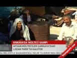 Ankara'da mülteci kampı