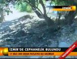 İzmir'de cephanelik bulundu