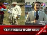 Canlı bomba teslim oldu