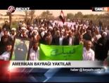 islam dunyasi - Amerikan bayrağı yaktılar Videosu