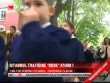 istanbul trafigi - İstanbul trafiğie 'okul' ayarı! Videosu