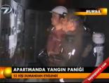 Apartmanda yangın paniği
