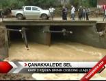 Çanakkale'de sel can aldı