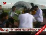 askeri arac - Yük trenine ve askeri araca saldırı Videosu