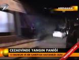 Cezaevinde yangın paniği