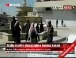 ozgur suriye ordusu - Özgür Suriye Ordusu'ndan önemli karar Videosu