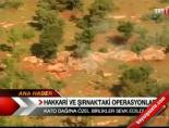 Hakkari ve Şırnak'taki Operasyonlar