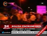 yolcu otobusu - Bolu'da zincirleme kaza Videosu