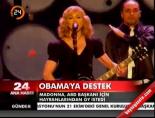 madonna - Madonna'dan Obama'ya destek Videosu