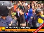 ekonomik kriz - Madrid sokakları karıştı Videosu