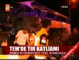 yolcu otobusu - TEM'de tır katliamı: 9 ölü Videosu