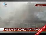 Kızılay'da Korkutan Yangın