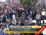 Kars Şehidini Uğurladı