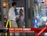 istanbul trafigi - Sarı çizgiye dikkat! Videosu