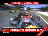 f1 - Formula 1'de zincirleme kaza Videosu