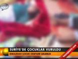 Suriye'de çocuklar vuruldu