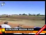 Seyircilerin arasına daldı