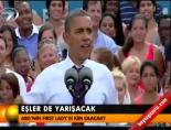 michelle obama - Eşler de yarışacak Videosu