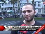 İstanbul'daki Ulaşım Zammı
