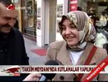 Taksim'de durgun yılbaşı hazırlığı