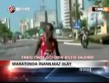 brezilya - Maratonda inanılmaz olay! Videosu