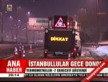 İstanbullular gece dondu