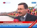 Ankara'da karla mücadele