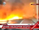 londra - Şehire helikopter düştü Videosu