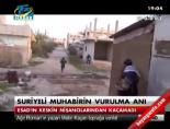 el cezire - Suriyeli muhabirin vurulma anı Videosu