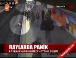 metro istasyonu - Raylarda panik! Videosu