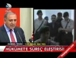 gursel tekin - Hükümet'e 'süreç'e eleştirisi Haberi Videosu