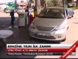 Benzine yılın ilk zamı Haberi