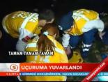 Ankara'da bir vatandaş 200 metrelik uçuruma yuvarlandı