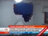 hasarli bina - Yıkım hasara sebep oldu  Videosu