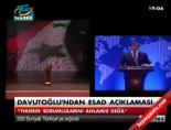 Davutoğlu'ndan Esad açıklaması online video izle