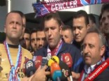 senol gunes - Trabzonspor Taraftarları TFF Önüünde Basın Açıklaması Yaptı  Videosu